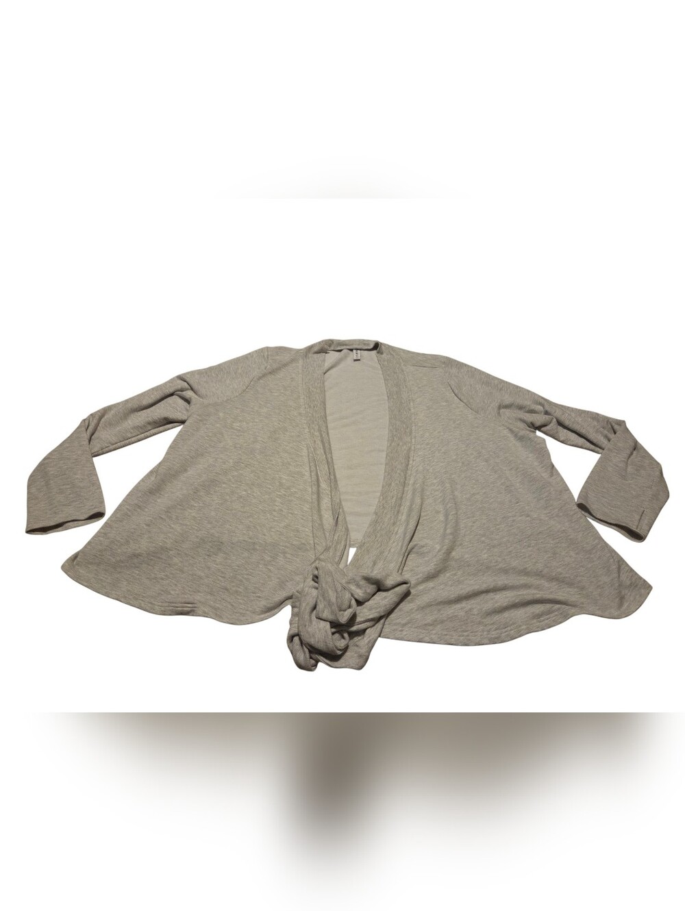Women’s Athleta Poise Wrap Sweatshirt Gray Fleece Modal Sweater 3X Plus Size